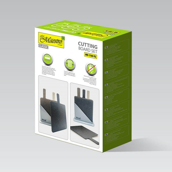 Set of Kitchen Knives and Stand Feel Maestro MR-1789TG