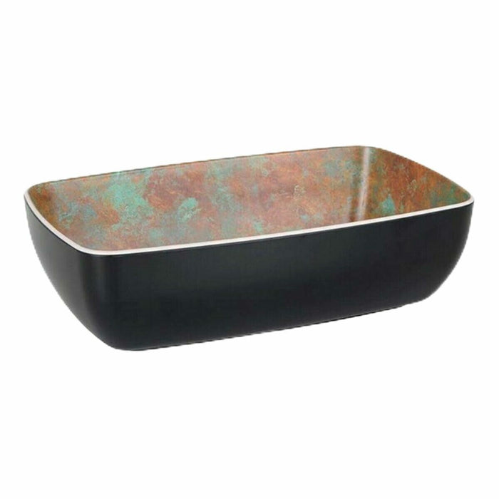 Serving Platter Viejo Valle Black Melamin 6 Units