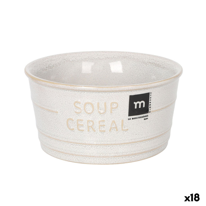 Bowl La Mediterránea Original farm 500 ml 16,4 x 13,4 x 6,7 cm (18 Units)