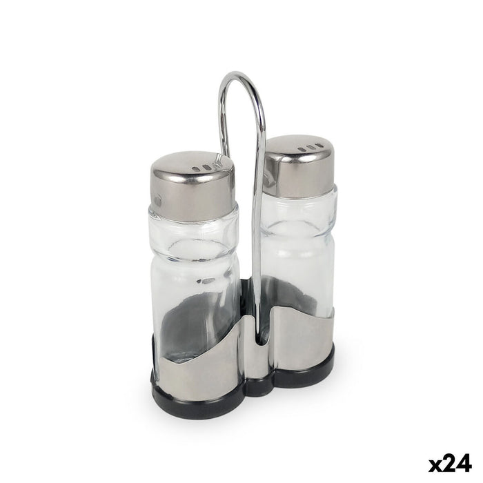 Salt Shaker with Lid My Bar Metal 47 ml 2 Pieces (24 Units)