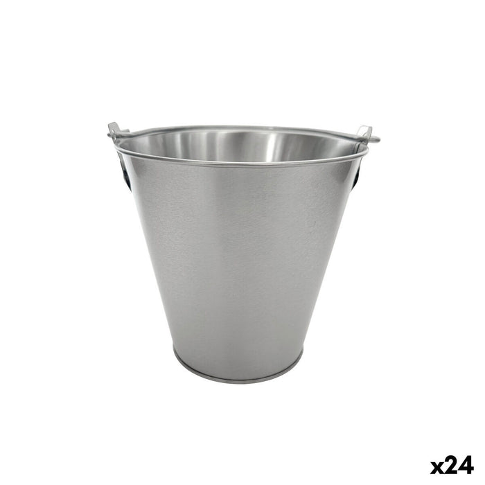Snack Bowl My Bar Silver Steel 15 x 10 x 15 cm (24 Units)