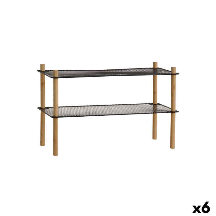 Shelves MobleKit Metal Bamboo 63 x 26 x 39 cm (6 Units)