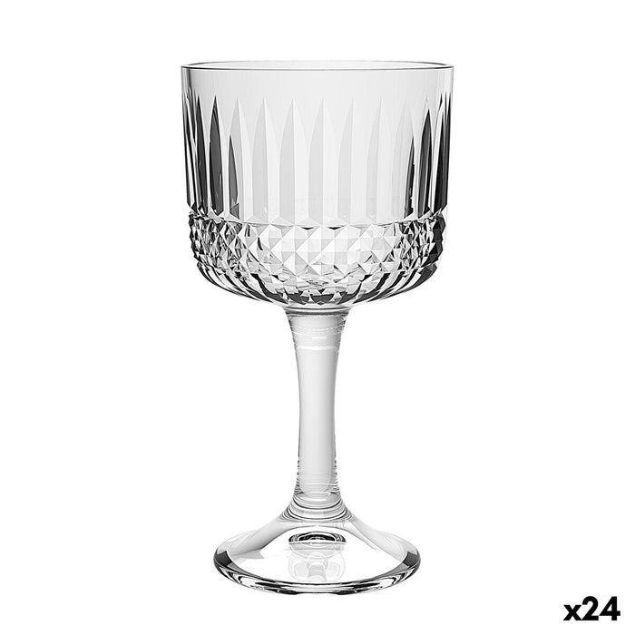 Wineglass La Mediterránea Phasai geneve Transparent Glass 500 ml (24 Units)