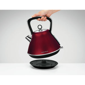 Kettle Morphy Richards Evoke Retro Red Metal 2200 W 1,5 L