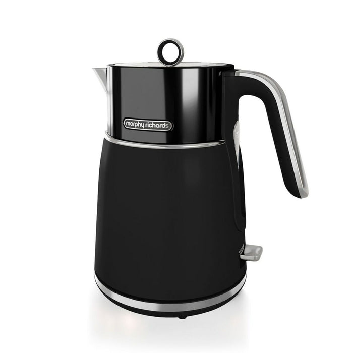 Kettle Morphy Richards Signature Black Silver 2200 W 1,5 L