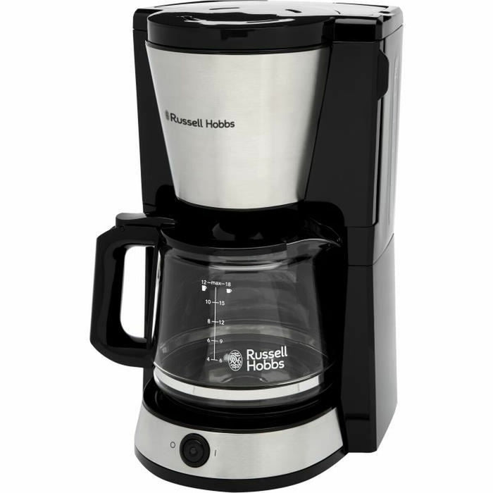 Drip Coffee Machine Russell Hobbs Black Steel 1080 W 1,25 L