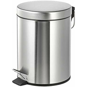Waste bin with pedal Q-Connect KF11292 Metal 10 L