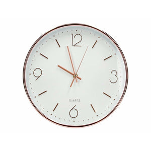 Wall Clock Q-Connect KF16950 White Ø 30,5 cm Metal