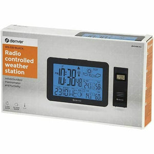 Multi-function Weather Station Denver Electronics WS-530BLACK Black Acrylic