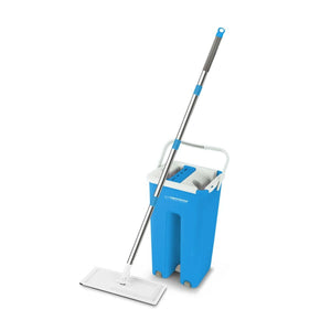Mop with Bucket Esperanza EHS004 Blue White Microfibre