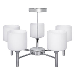 Ceiling Light Activejet AJE-MIRA 5P White Silver Metal 40 W 47,5 x 34 x 47,5 cm