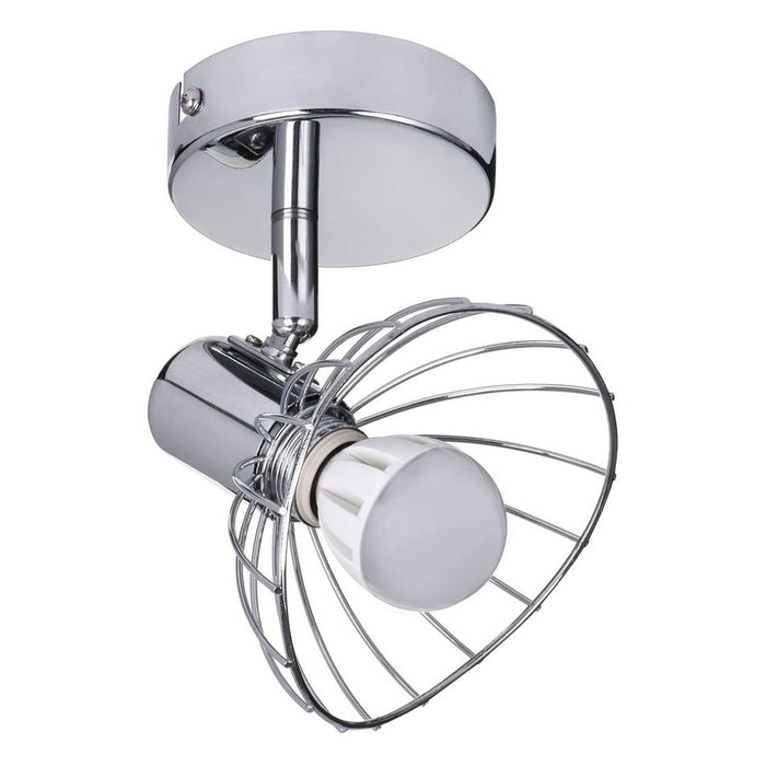 Wall Light Activejet AJE-GIZEL 1P Silver Metal 40 W 230 V