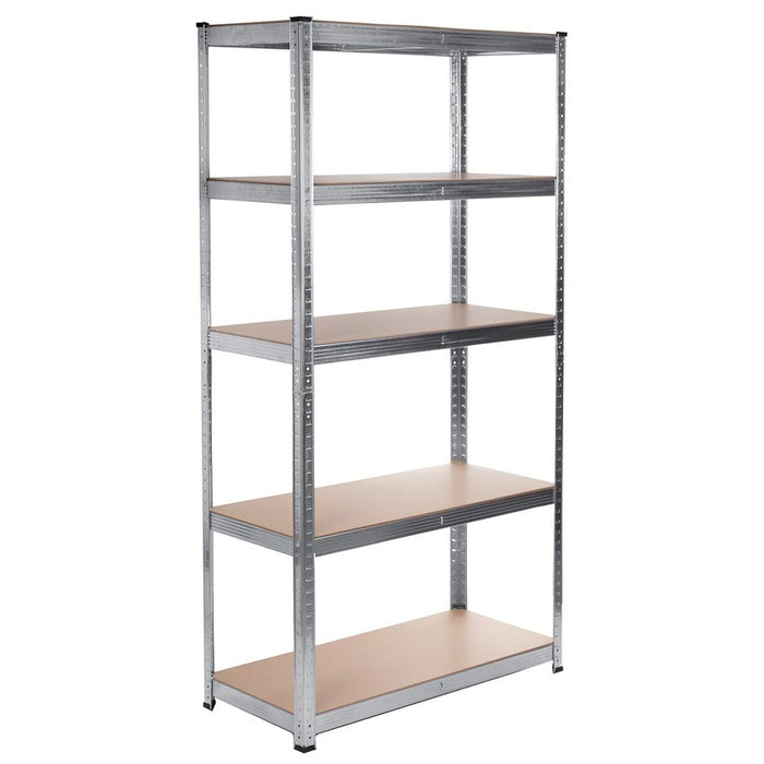 Shelves Greenblue GB378 180 x 90 x 40 cm Grey Galvanised Steel MDF Wood 75 Kg