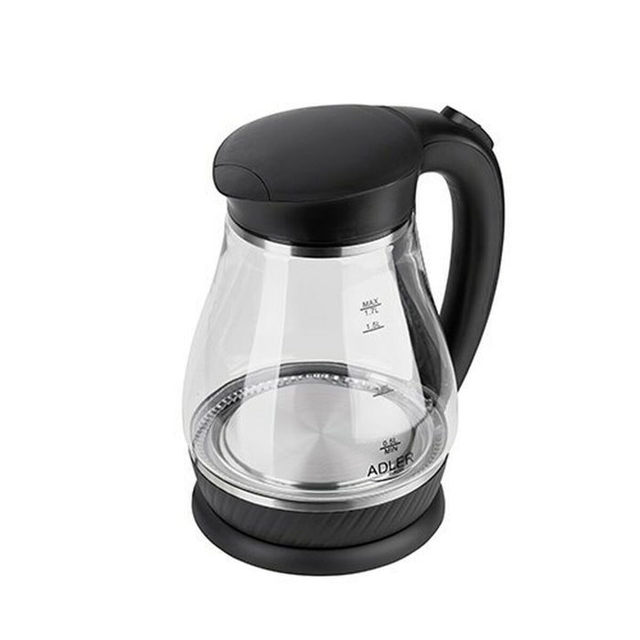 Kettle Adler AD 1274 2200 W 1,7 L Black Stainless steel