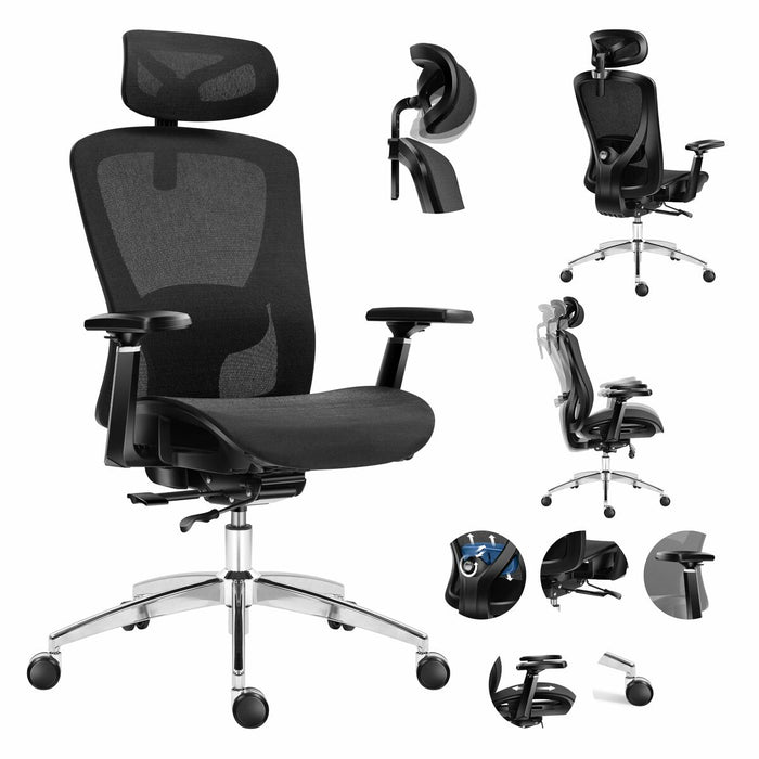 Office Chair Mark Adler MA-EXPERT 5.3 BLACK MESH Black