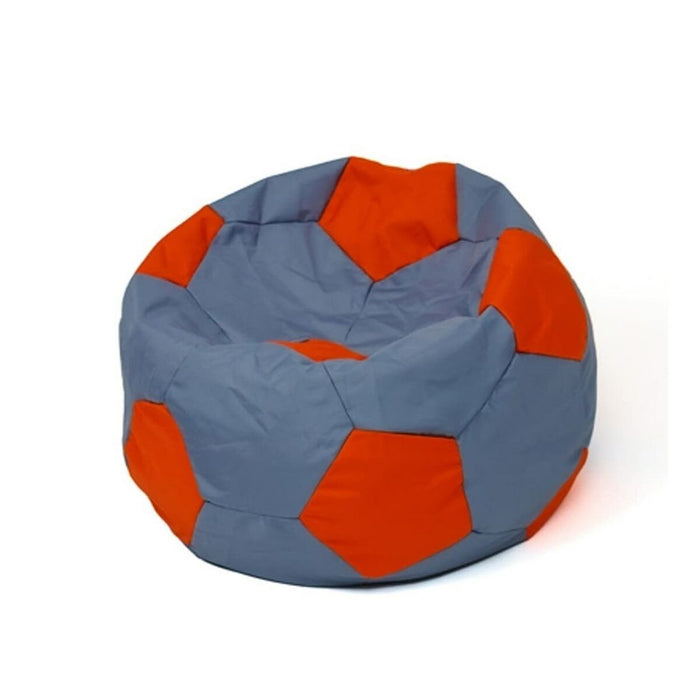 Pouffe GO GIFT Red Grey Oxford Football