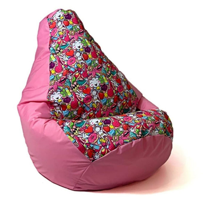 Pouffe GO GIFT Pink 105 x 80 cm Pear