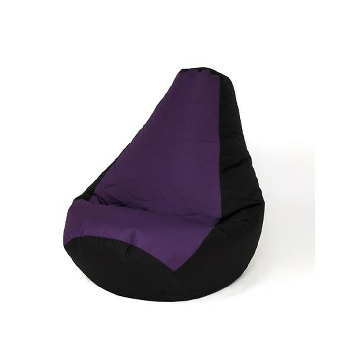 Pouffe GO GIFT Black Purple 140 x 100 cm Pear