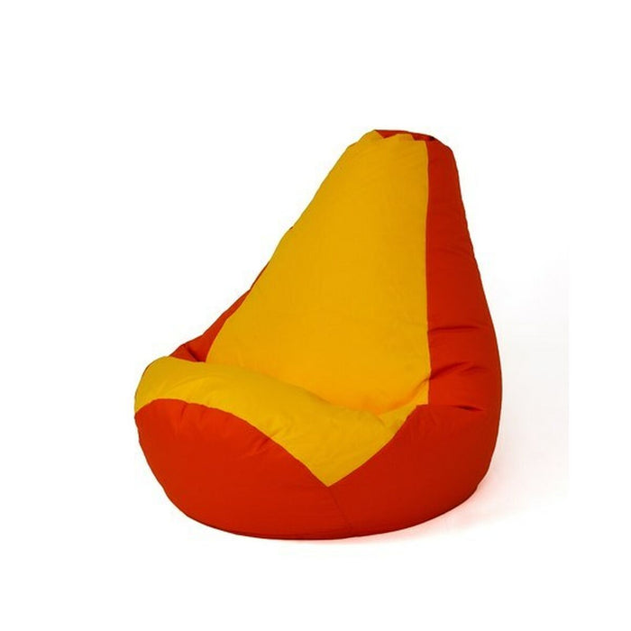 Pouffe GO GIFT Yellow Red 105 x 80 cm Pear