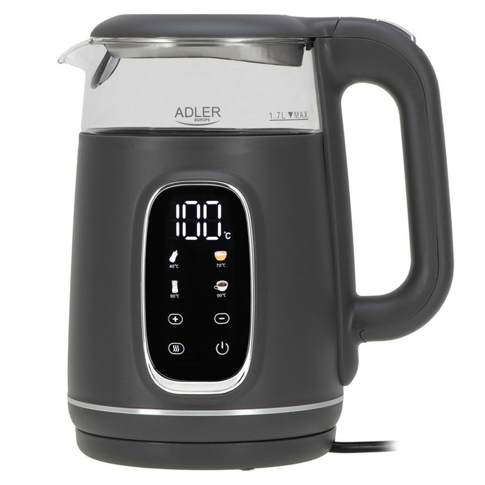 Kettle Adler AD 1305gs Grey Silver 2200 W 1,7 L