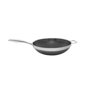 Pan Kohersen 71111 Black Silver Stainless steel Aluminium Ø 32 cm