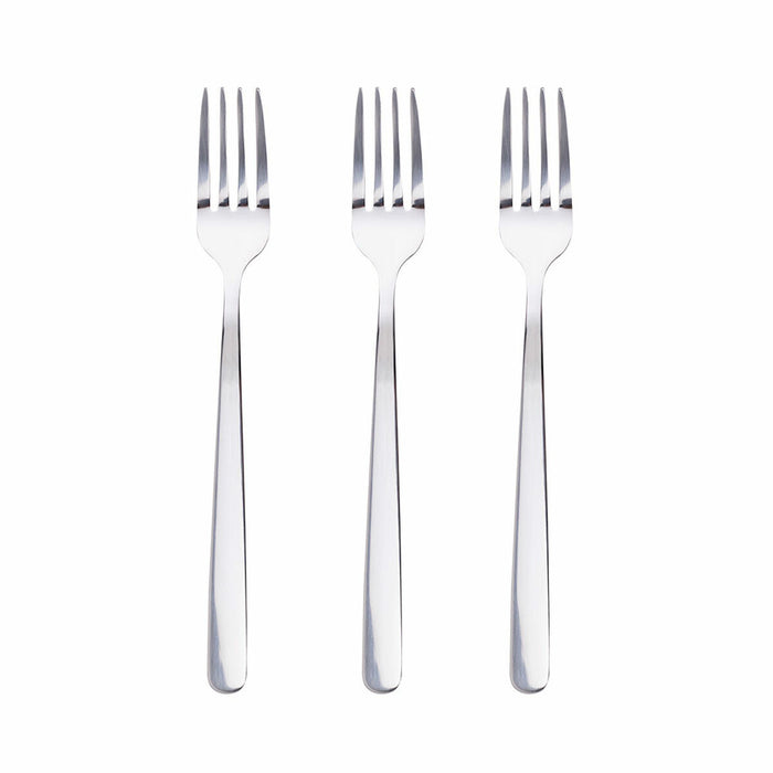 Set of Dessert Forks San Ignacio Root SG7780 Matt 3 Units