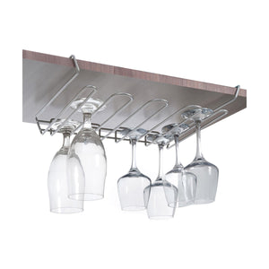Glass Stand Metaltex My-crystal 38 x 26 x 7 cm Metal Up to 12 glasses approx. with a stand of 7cm max. diameter