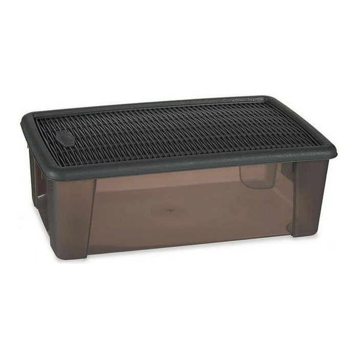 Box with cover Stefanplast Elegance Grey 19,5 x 11,5 x 33 cm 5 L