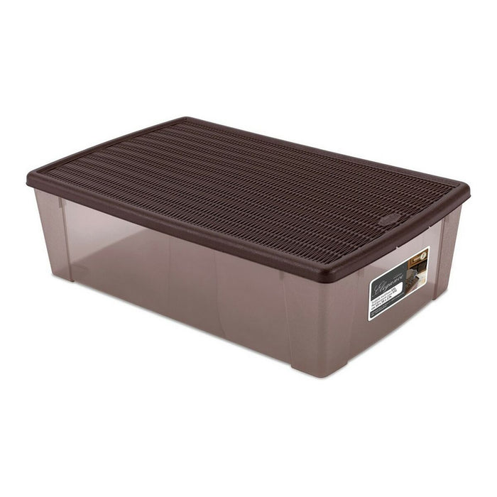 Box with cover Stefanplast 30870 38,5 x 17 x 59,5 cm Chocolate 30 L