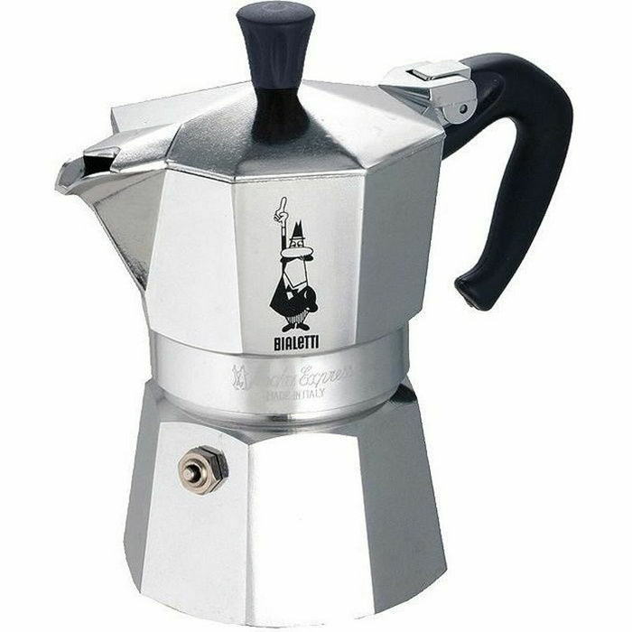 Italian Coffee Pot Bialetti 0001162 Silver Metal