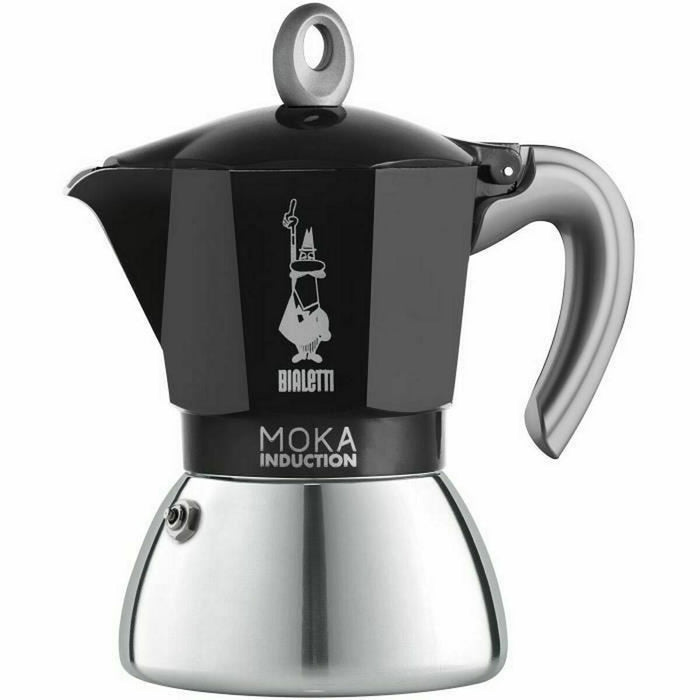 Italian Coffee Pot Bialetti 0006936/NP Black Grey Metal Aluminium