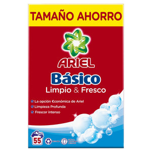 Detergent Ariel Básico 55 washes