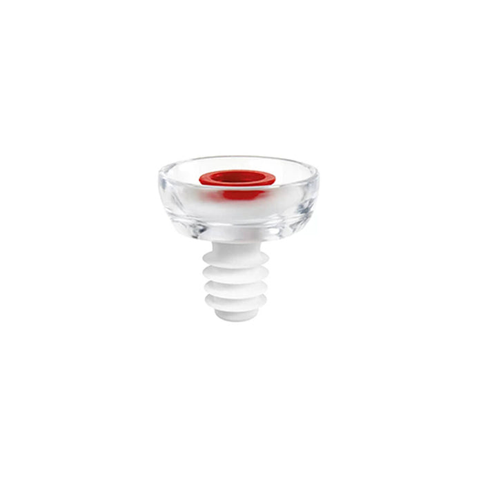 Vacuum Stopper for Wine Guzzini Save it Red Transparent Plastic