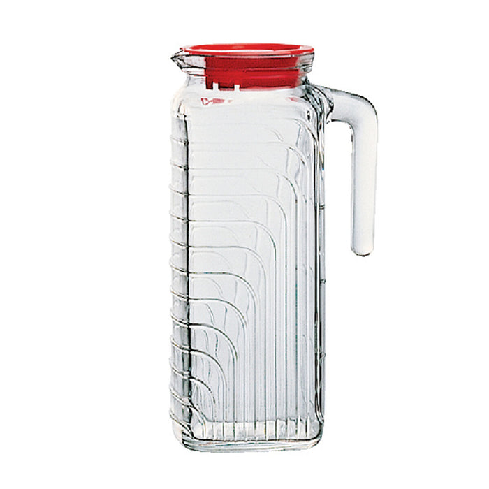 Jar with Lid and Dosage Dispenser Bormioli Rocco Gelo Transparent Glass 1,2 L