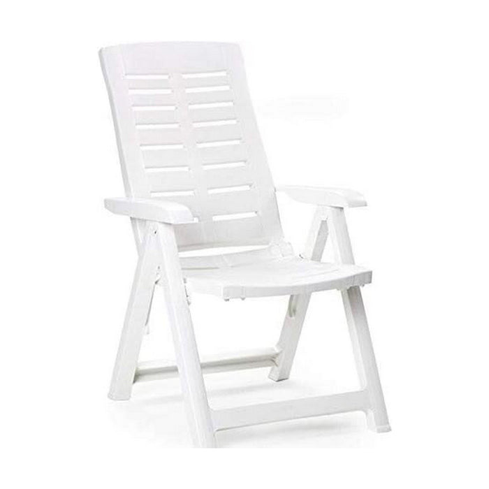 Folding Chair IPAE Progarden White Multi-position (Refurbished C)