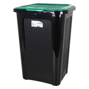 Rubbish Bin Tontarelli 44 L Black