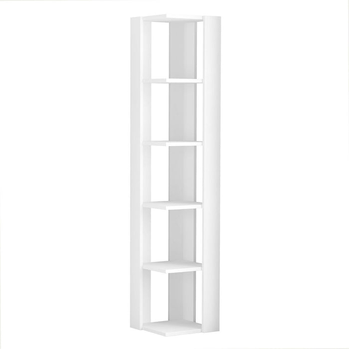 Corner Shelves Alexandra House Living White Wood MDP 33 x 161 x 33 cm 5 Shelves