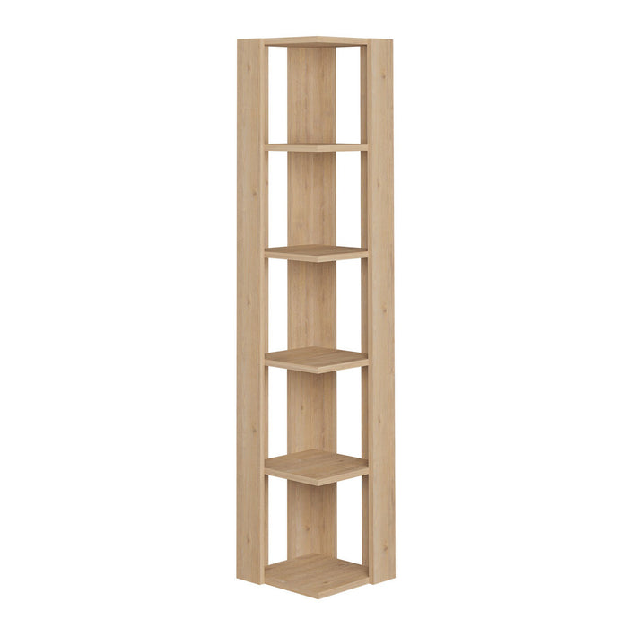 Corner Shelves Alexandra House Living Oak Wood MDP 33 x 161 x 33 cm 5 Shelves