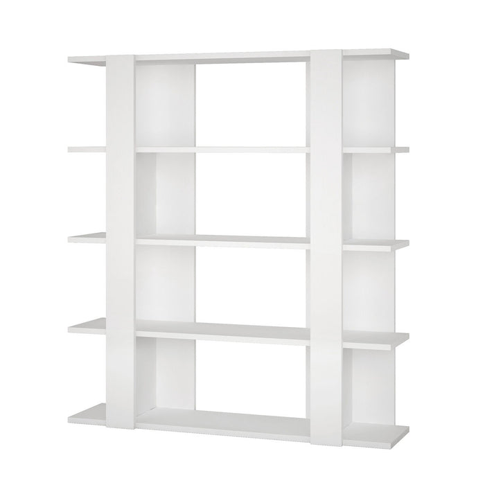 Bookshop Alexandra House Living White Wood MDP 110 x 122 x 29 cm 4 Shelves