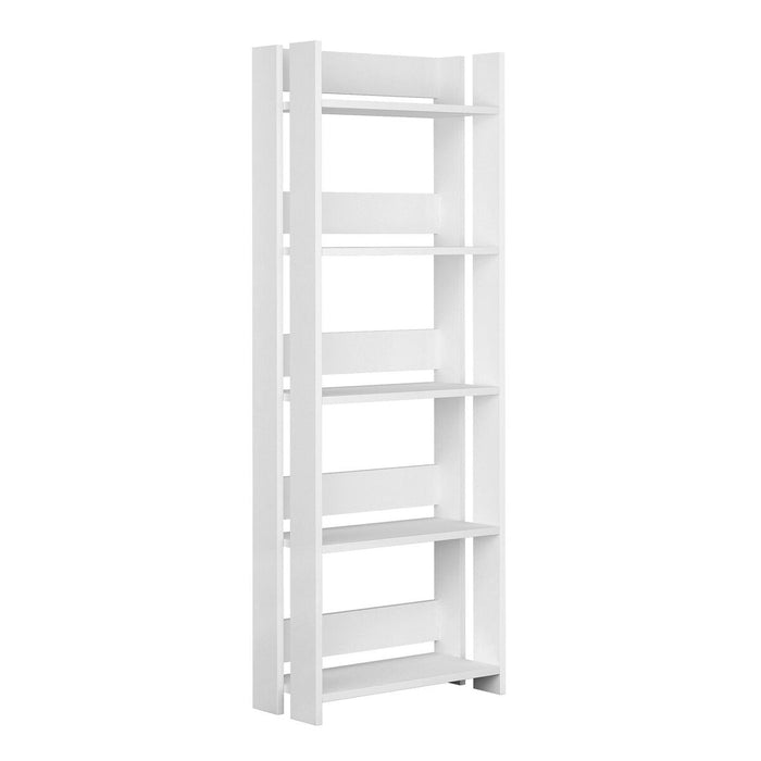 Bookshop Alexandra House Living White Wood MDP 57 x 155 x 25 cm 5 Shelves