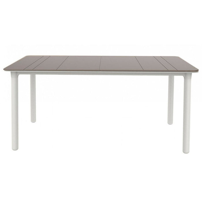 Table Garbar White Brown polypropylene 90 x 74 x 160 cm Rectangular