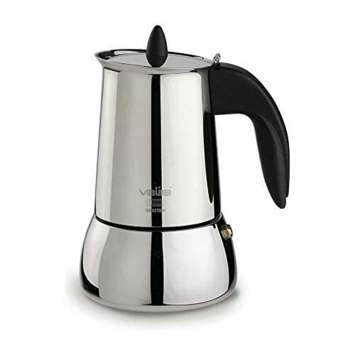 Italian Coffee Pot Valira ISABELLA 6T Steel 6 Cups Stainless steel