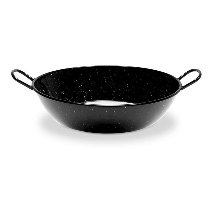 Pan Vaello Black Multicolour Ø 36 cm Enamelled Steel