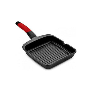 Grill pan with stripes BRA A411428 (28 x 28 cm)