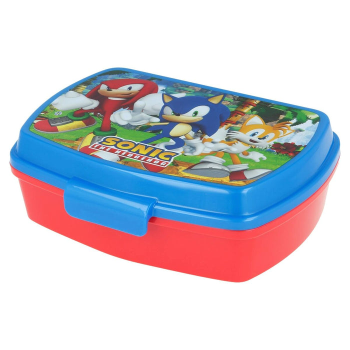 Lunch box Sonic polypropylene 17 x 14 x 5,6 cm Multicolour 300 ml