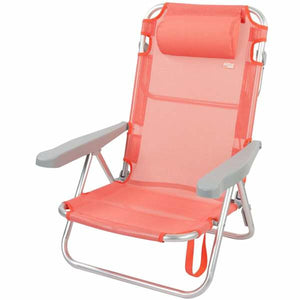 Folding Chair Colorbaby Flamingo Pink 48 x 46 x 84 cm Beach