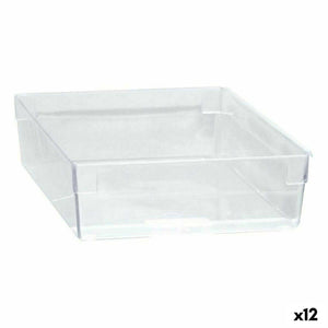 Multi-use Box   Modular Transparent 22,5 x 15,5 x 5,3 cm (12 Units)