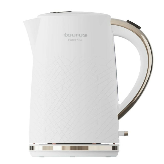 Kettle Taurus 958571000 White Stainless steel Plastic 2200 W 1,7 L