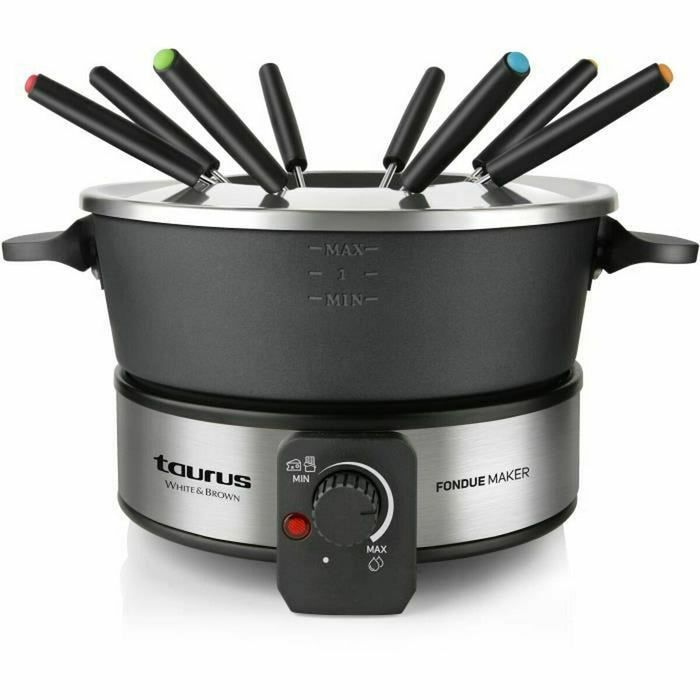 Fondue Taurus FF2 Black Silver 1000 W