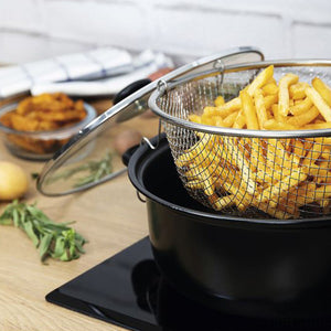 Deep-fat Fryer Quid Gante With lid 320 ml Basket (26 cm)